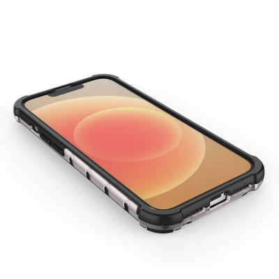 Honeycomb case for iPhone 14 armored hybrid cover black — Hurtel