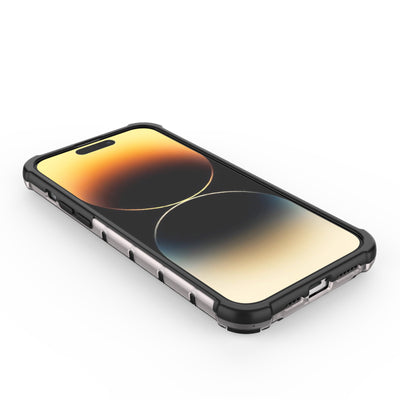 Honeycomb case for iPhone 14 Pro Max armored hybrid cover blue — Hurtel