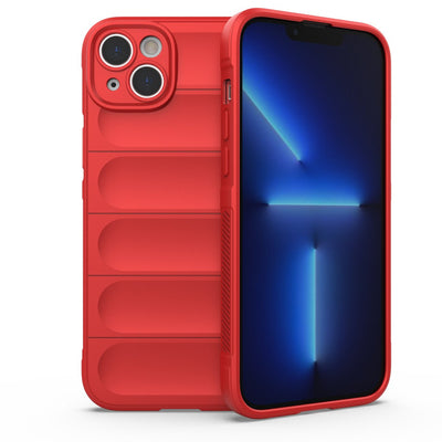 Magic Shield Case case for iPhone 14 Plus flexible armored cover red — Hurtel