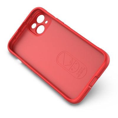 Magic Shield Case case for iPhone 14 Plus flexible armored cover red — Hurtel