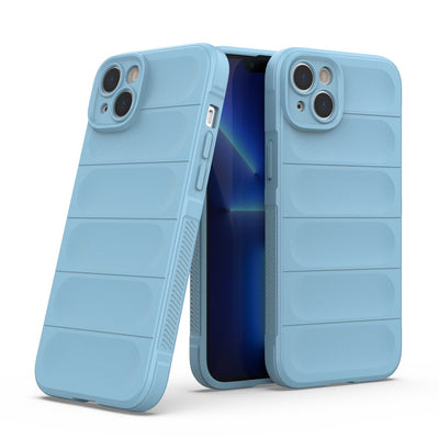 Magic Shield Case case for iPhone 14 Plus flexible armored case light blue — Hurtel