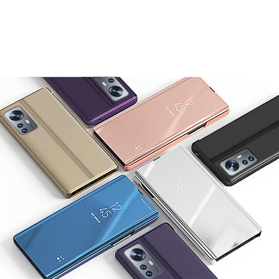 Clear View Case cover for Xiaomi 12 Lite blue flip cover — Hurtel