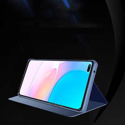 Clear View Case cover for Huawei nova 8i cover with a flap black — Hurtel