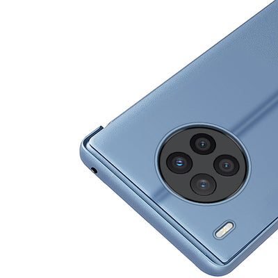 Clear View Case cover for Huawei nova 8i cover with a flap black — Hurtel