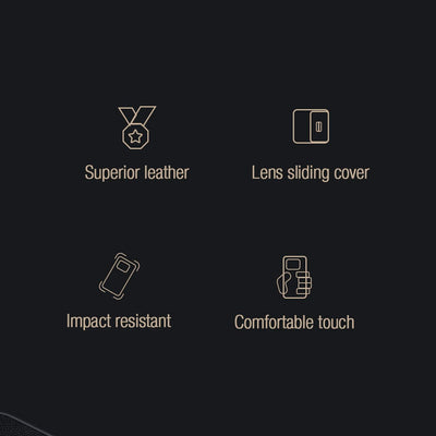 Nillkin Qin Leather Pro Case iPhone 14 Plus Camera Cover Holster Cover Flip Case Green