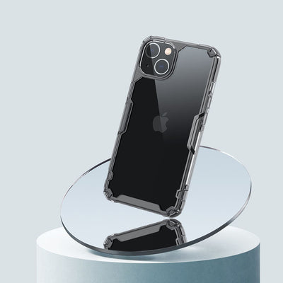 Nillkin Nature Pro case iPhone 14 armored cover blue cover