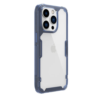 Nillkin Nature Pro case iPhone 14 Pro Max armored cover blue