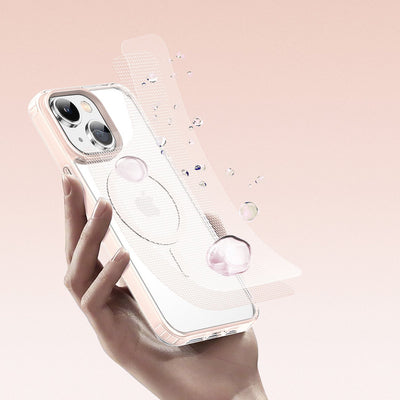 Dux Ducis Clin2 case for iPhone 14 Plus magnetic MagSafe cover pink
