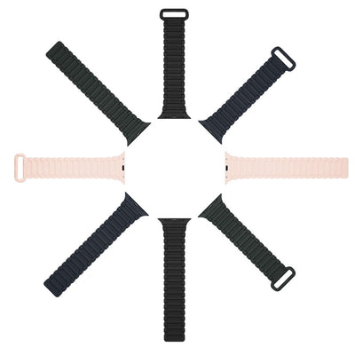 Dux Ducis Strap (Armor Version) Apple Watch Ultra, SE, 9, 8, 7, 6, 5, 4, 3, 2, 1 (49, 45, 44, 42 mm) Silicone Magnetic Band B