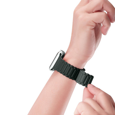 Dux Ducis Strap (Armor Version) strap Apple Watch Ultra, SE, 9, 8, 7, 6, 5, 4, 3, 2, 1 (49, 45, 44, 42 mm) silicone magnetic 