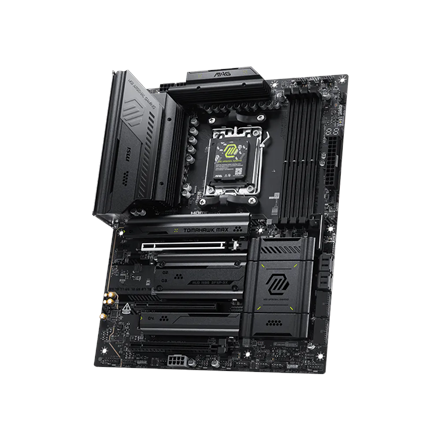 MSI MAG X870E TOMAHAWK MAX WIFI | Processor family AMD | Processor socket AM5 | DDR5 | Supported hard disk drive interfa