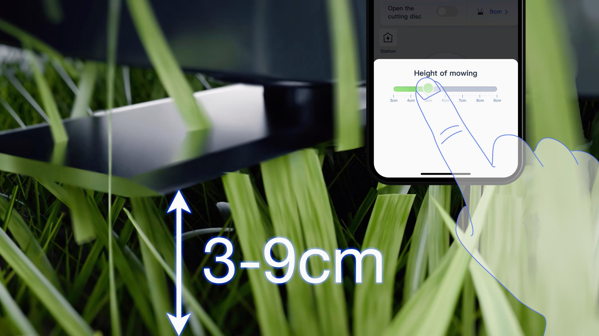 GRASS MOWER ROBOT LIDAR PRO/GOAT A3000 LIDAR PRO ECOVACS