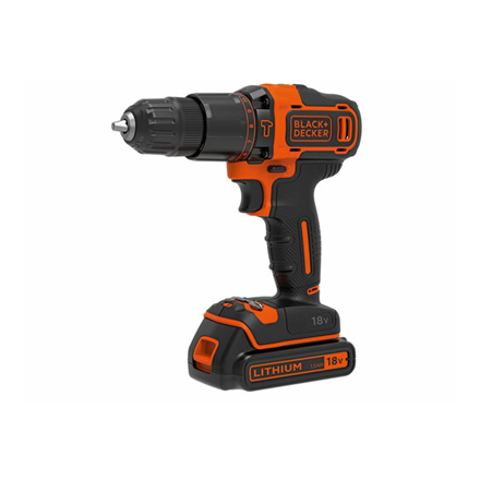 BLACK & DECKER Cordless Drill/Driver | BDCHD18KB-QW | 18 V | 2x1.5 Ah | Li-Ion
