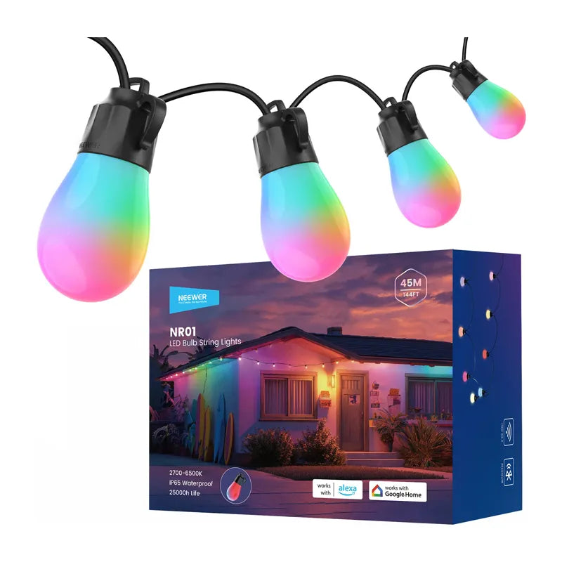 Outdoor string light NEEWER RGB warm white - Image 2