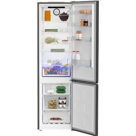 BEKO Refrigerator | B5RCNA405HXBR1 | Energy efficiency class D | Free standing | Combi | Height 203.5 cm | No Frost syst