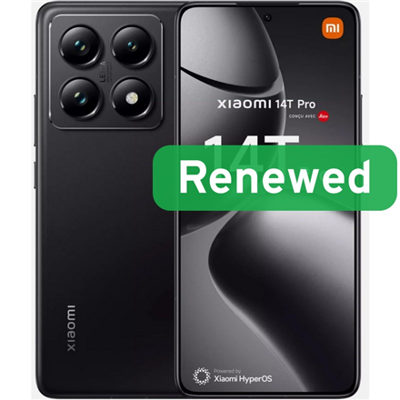 Xiaomi Renewed | Grade A | 14T Pro | 512 GB | Titan Black | 5G | O