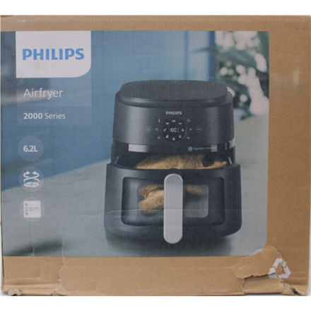 SALE OUT. Philips NA231/00 Airfryer, 1700 W, Pan volume 6.2 L, Black, Silver | Philips | Airfryer | NA231/00 | Power 170