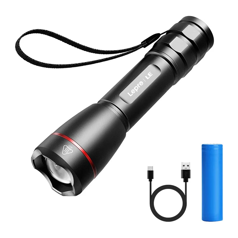 LEPRO 120024 1000lm USB flashlight - Image 1