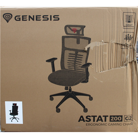 SALE OUT. | Ergonomic Chair Astat 200 Base material Nylon; Castors material: Nylon with CareGlide coating | Black | DAMA