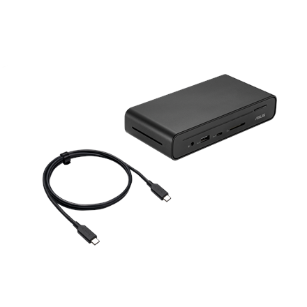 Asus Triple Display USB-C Dock Duo DC301 Duo | 90XB0A5N-BDS010 | Ethernet LAN (RJ-45) ports 1 | DisplayPorts quantity 2 
