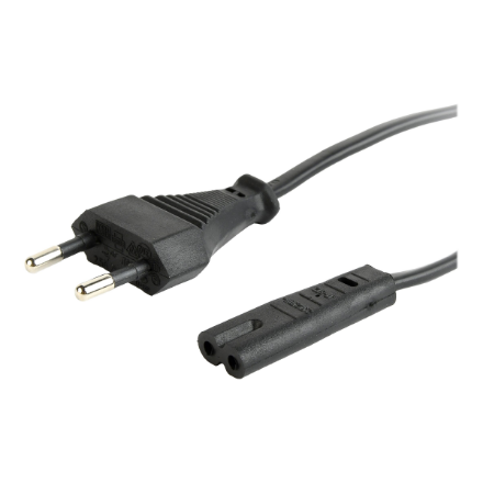 Cablexpert | Power cord (C7), VDE approved | PC-184-075-1.8M | Black | CEE 7/16 to C7
