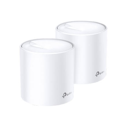AX3000 Whole Home Mesh Wi-Fi 6 System | Deco X60 (2-pack) | 802.11ax | 2402+574 Mbit/s | 10/100/1000 Mbit/s | Ethernet LAN (RJ-45) ports 2 | Mesh Support Yes | MU-MiMO Yes | Antenna type 4xInternal per Deco uni