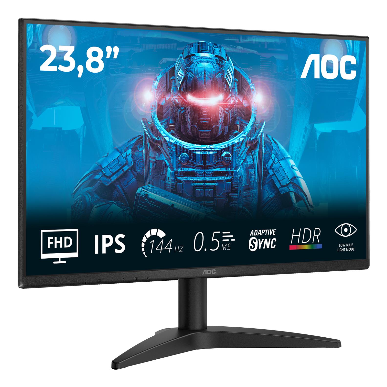 LCD Monitor AOC 23.8 " 1920 x 1080 pixels Full HD Native aspect ratio 16:9 LED Flat 24B36X