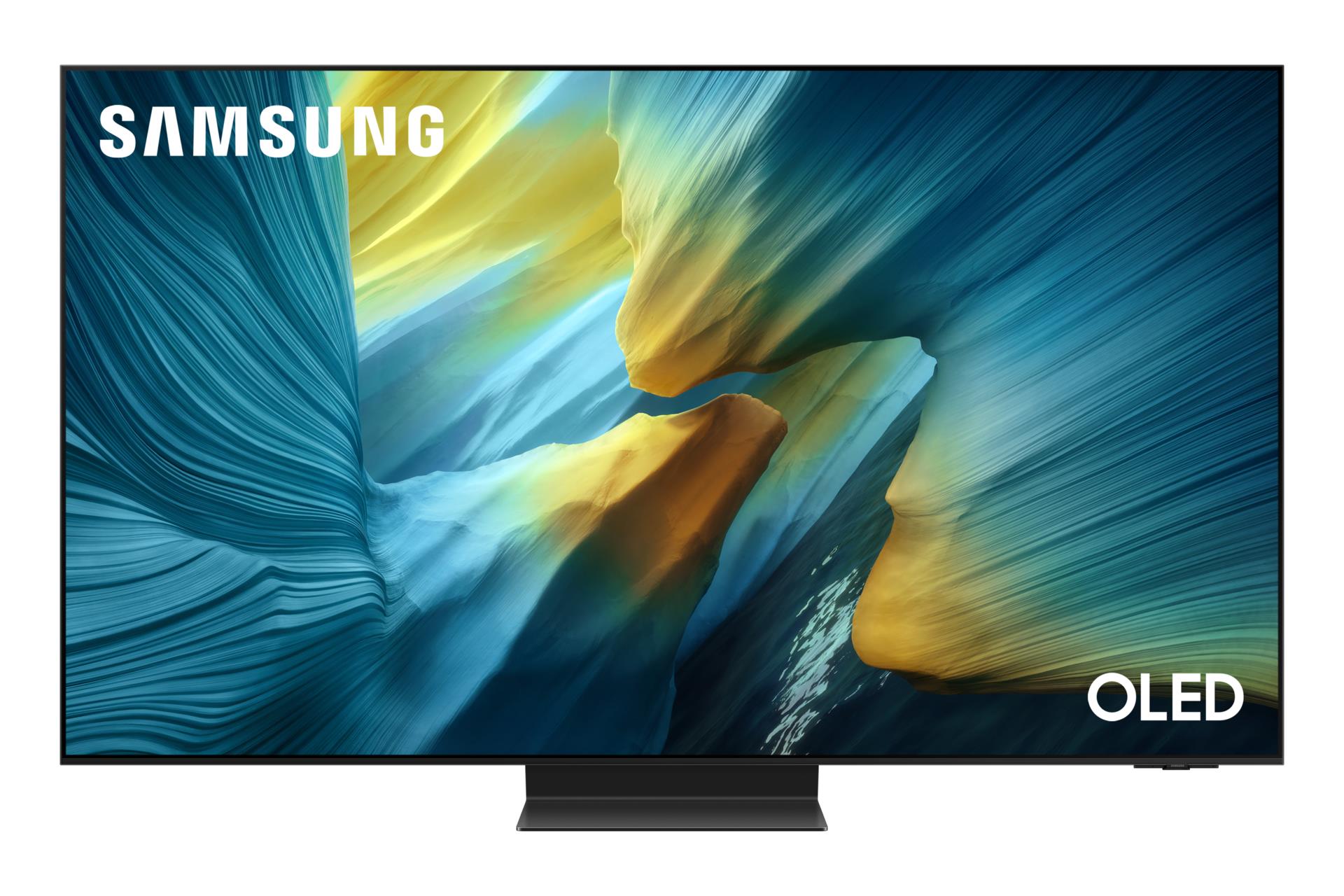 TV Set SAMSUNG 55" OLED/4K/Smart 3840x2160 Wireless LAN Bluetooth Tizen Black QE55S95FATXXH