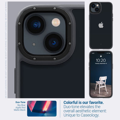 Caseology Skyfall iPhone 14 Plus Case - Matte Black — Spigen