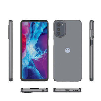 Ultra Clear 0.5mm case for Motorola Moto E32 thin cover transparent — Hurtel