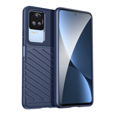 Thunder Case for Xiaomi Poco F4 5G silicone armor case blue — Hurtel