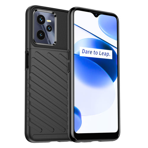 Thunder Case case for Realme C35 silicone armor case black — Hurtel