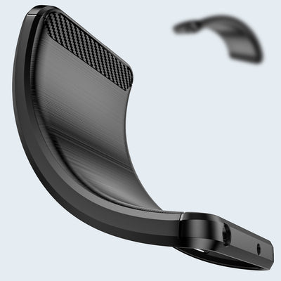 Carbon Case case for Realme GT Neo 3 flexible silicone carbon cover black — Hurtel