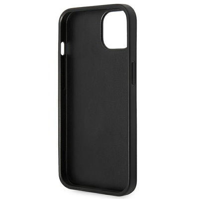 Karl Lagerfeld Saffiano Choupette Head Patch case for iPhone 14 Plus - silver