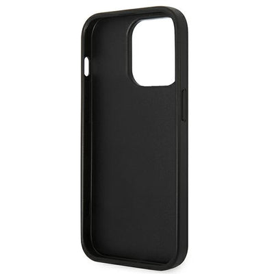 Karl Lagerfeld Saffiano Choupette Head Patch case for iPhone 14 Pro - silver