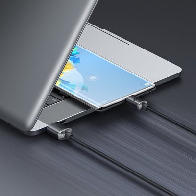 Baseus Crystal Shine Series cable USB cable for fast charging and data transfer USB Type A - USB Type C 100W 2m black (CAJY00