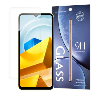 Tempered Glass Xiaomi Poco M5 tempered glass 9H hardness (packaging - envelope) — Hurtel