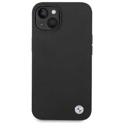 Case BMW BMHCP14MSILBK iPhone 14 Plus 6.7" black/black Silicone Metal Logo