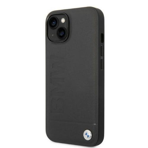 Case BMW BMHMP14SSLLBK iPhone 14 6.1 "black / black hardcase Signature Logo Imprint Magsafe