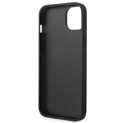 Ferrari FEHCP14MRBUK iPhone 14 Plus 6.7&quot; black/black hardcase Leather Stamp Sides