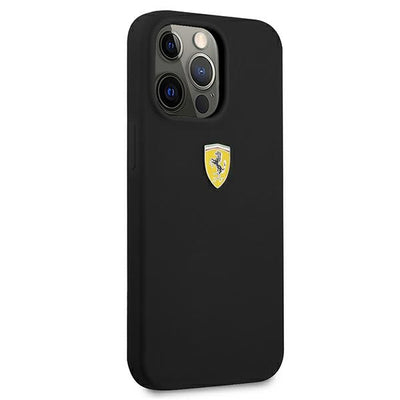 Ferrari FESSIHCP13XBK iPhone 13 Pro Max 6.7&quot; black/black hardcase Silicone