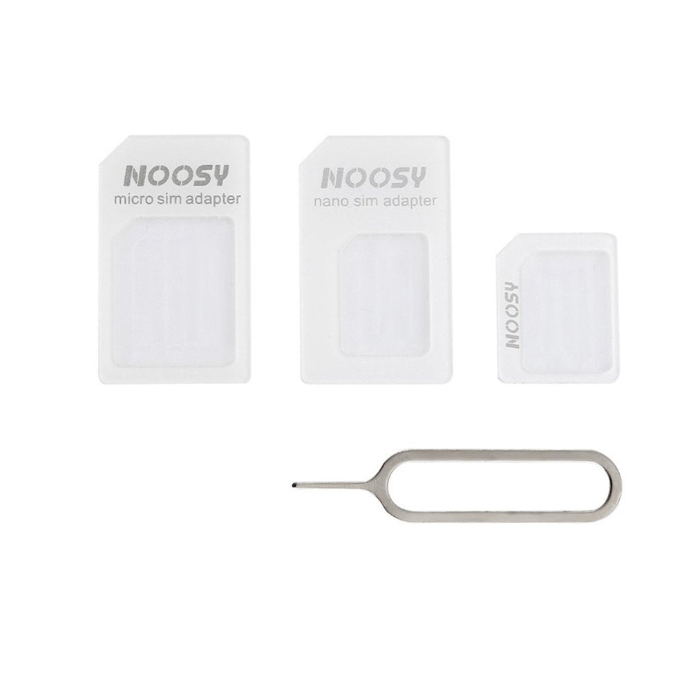 Noosa SIM Card Adapter Set + Key - White — Hurtel