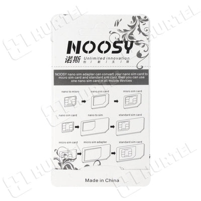 Noosa SIM Card Adapter Set + Key - White — Hurtel