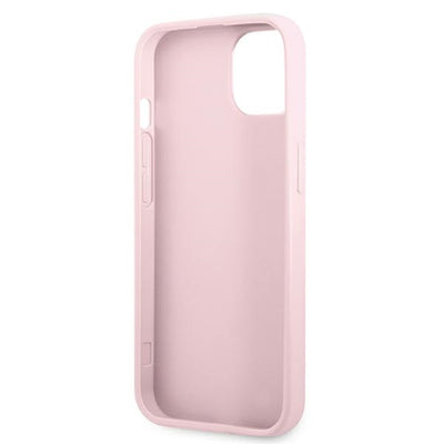 Guess GUHCP13SPSASBPU iPhone 13 mini 5,4 "purple / purple Saffiano Hot Stamp &amp; Metal Logo