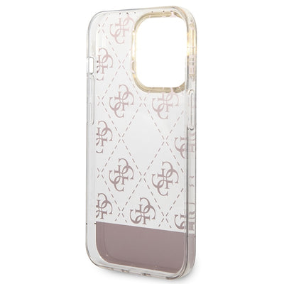 Guess GUHCP14LHG4MHP iPhone 14 Pro 6.1 "pink / pink hardcase 4G Pattern Script
