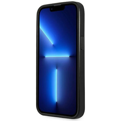Guess GUHCP14LPSATLK iPhone 14 Pro 6.1" black/black hardcase SaffianoTriangle Logo