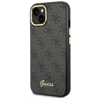 Guess GUHCP14MHG4SHK iPhone 14 Plus 6.7 "black / black hard case 4G Vintage Gold Logo