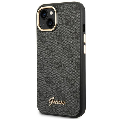 Guess GUHCP14MHG4SHK iPhone 14 Plus 6.7 "black / black hard case 4G Vintage Gold Logo