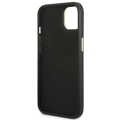Guess GUHCP14MHG4SHK iPhone 14 Plus 6.7 "black / black hard case 4G Vintage Gold Logo