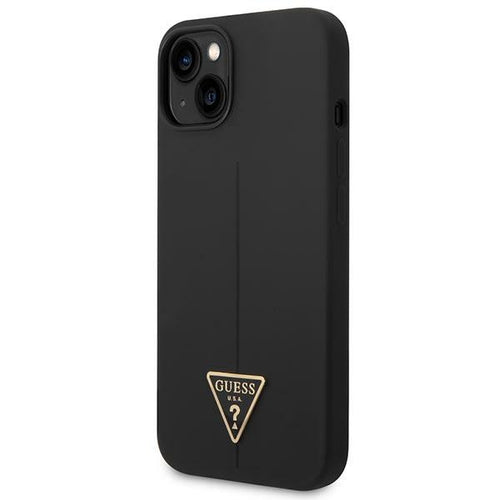Guess GUHCP14MSLTGK iPhone 14 Plus 6.7" black/black hardcase Silicone Triangle